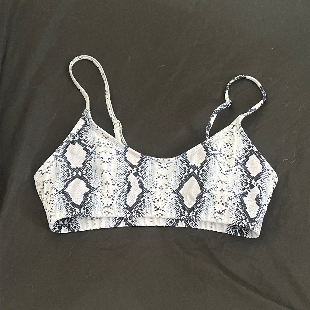 SHEIN White and Black Bralette